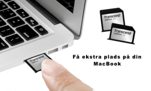 Mere plads på Macbook med Transcend JetDrive